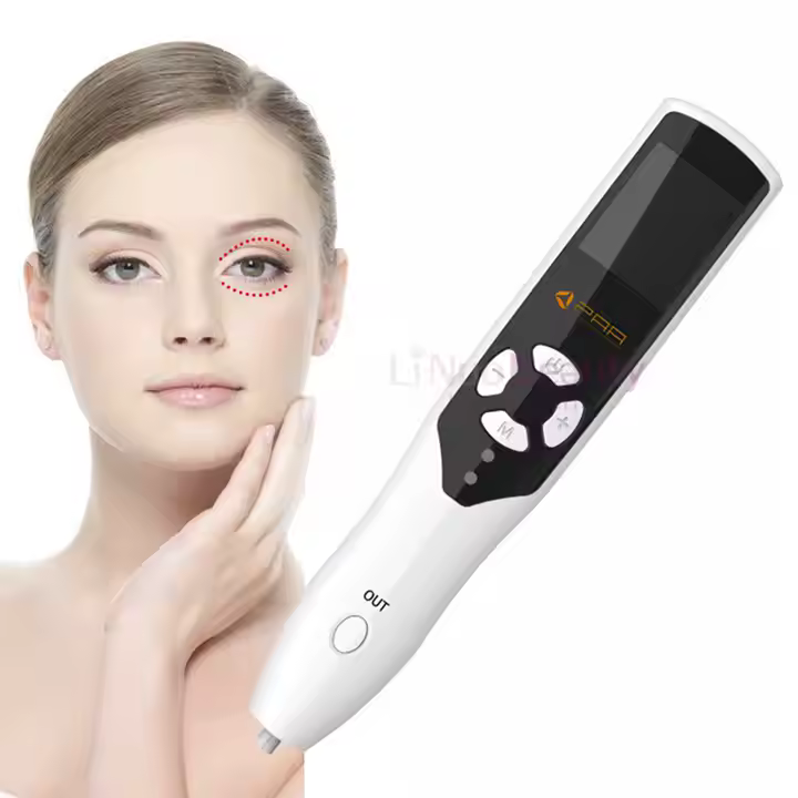 Home Use Plasma Pen Jet Plasma Pen Fibroblast Ozone Plasma Pen for Mole Removal Skin Tightening Eyelid Lifting