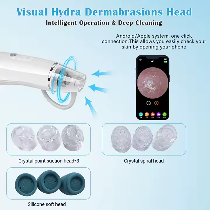 9in1 Hydro LEDsings Music Oxygen Dome Bubble Cleaning Visual Hydra Dermabrasion Facial Ledsings Therapy Oxygen Facial Machine