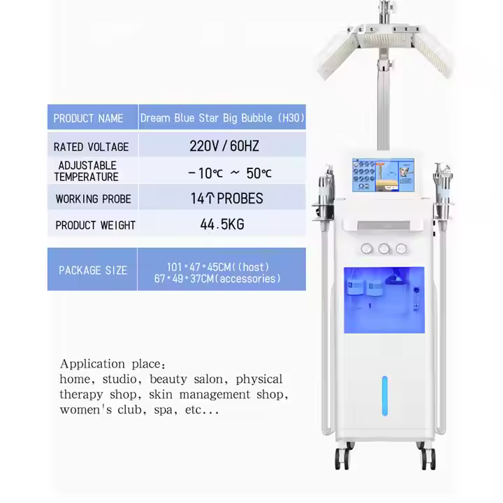 Beauty Salon Professional Hydro Diamond Peeling Water Multifunctional Micro Dermabrasion Hydra Oxygen Facial Machine