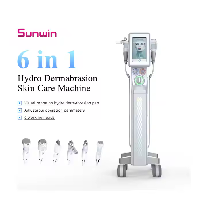 2024 6 in 1 Aqua Peeling Hydro Dermabrasion Machine Skin Cleansing for Clinic Beauty Salon Use