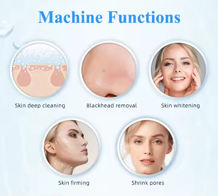 2024 6 in 1 Aqua Peeling Hydro Dermabrasion Machine Skin Cleansing for Clinic Beauty Salon Use