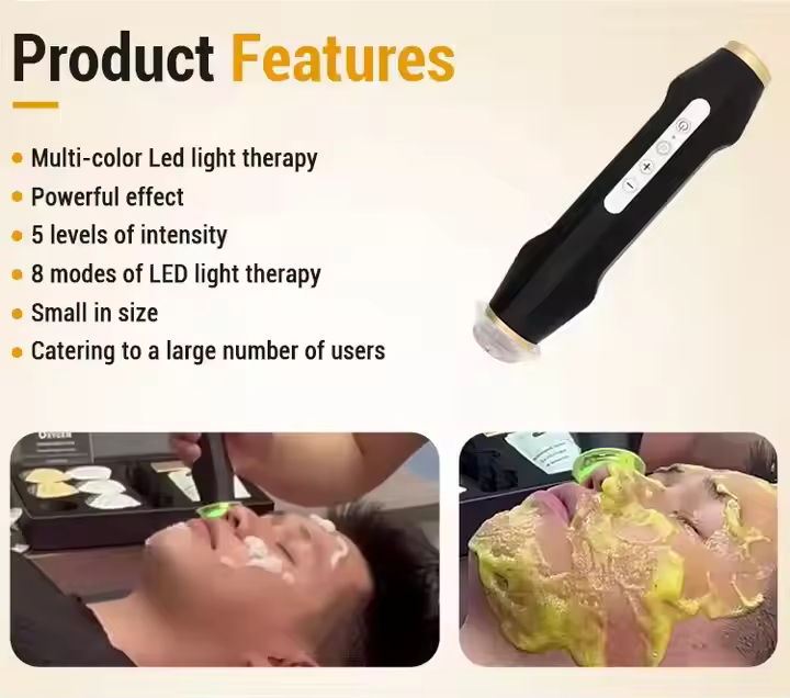 Mini Portable Rechargeable Facial Jet Pen Most Sells CO2 Bubble Oxygenation Pods Machine for Deep Skin Cleansing Glowing