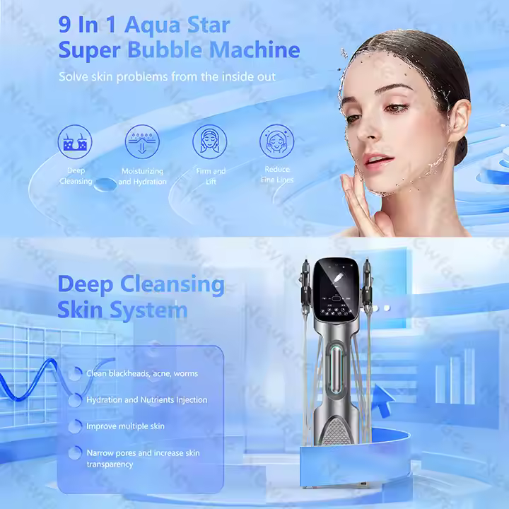 NewFace Professional Hydra Dermabrasion Equip Hidra Aqua Peel Acne Treat Wrinkle Removal Beauty Facial Spa 2024 Hydro Machine