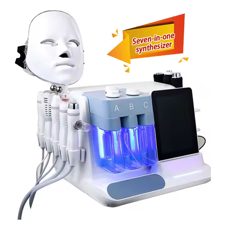 High Quality Skin Care Hydro Hydra Water Facial Machine Hydra Jet Peel Portable 6 in 1 Hydra Aqua Peeling Facial Machine