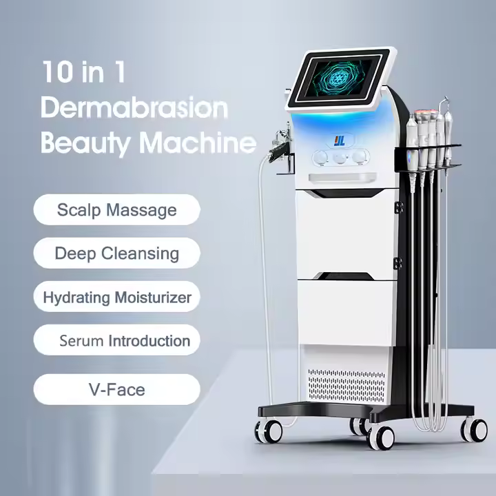 10 in 1 Hydrofacials Facial Oxygen Jet Spray Pen Machine Hydro Dermabrasion Beauty Salon Device