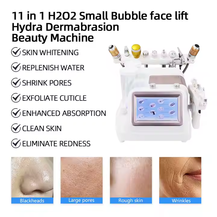 11 in 1 Hydrodermabrasion Hydro Skin Care Device Facial Hydra Machine