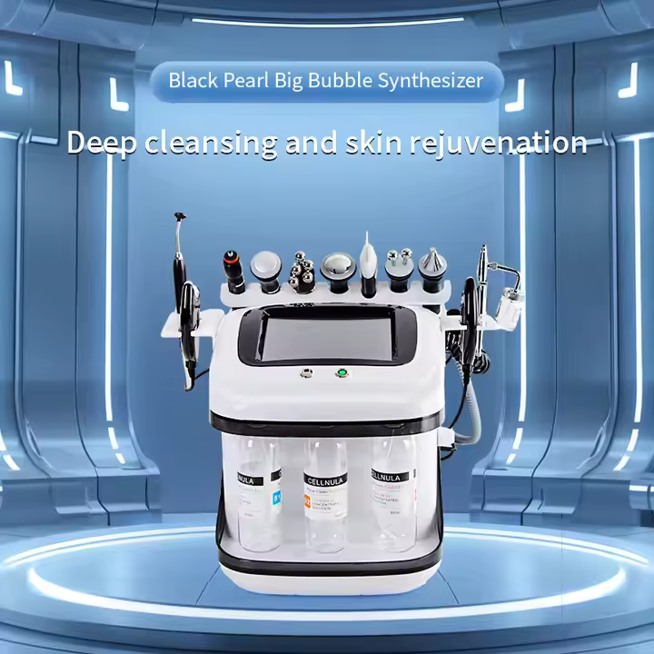 Fashion Activating Pen Oxygen Bubble Multifunctional Skin Care Beauty Machine Mini Facial Deep Cleaning Hydra 8 In1